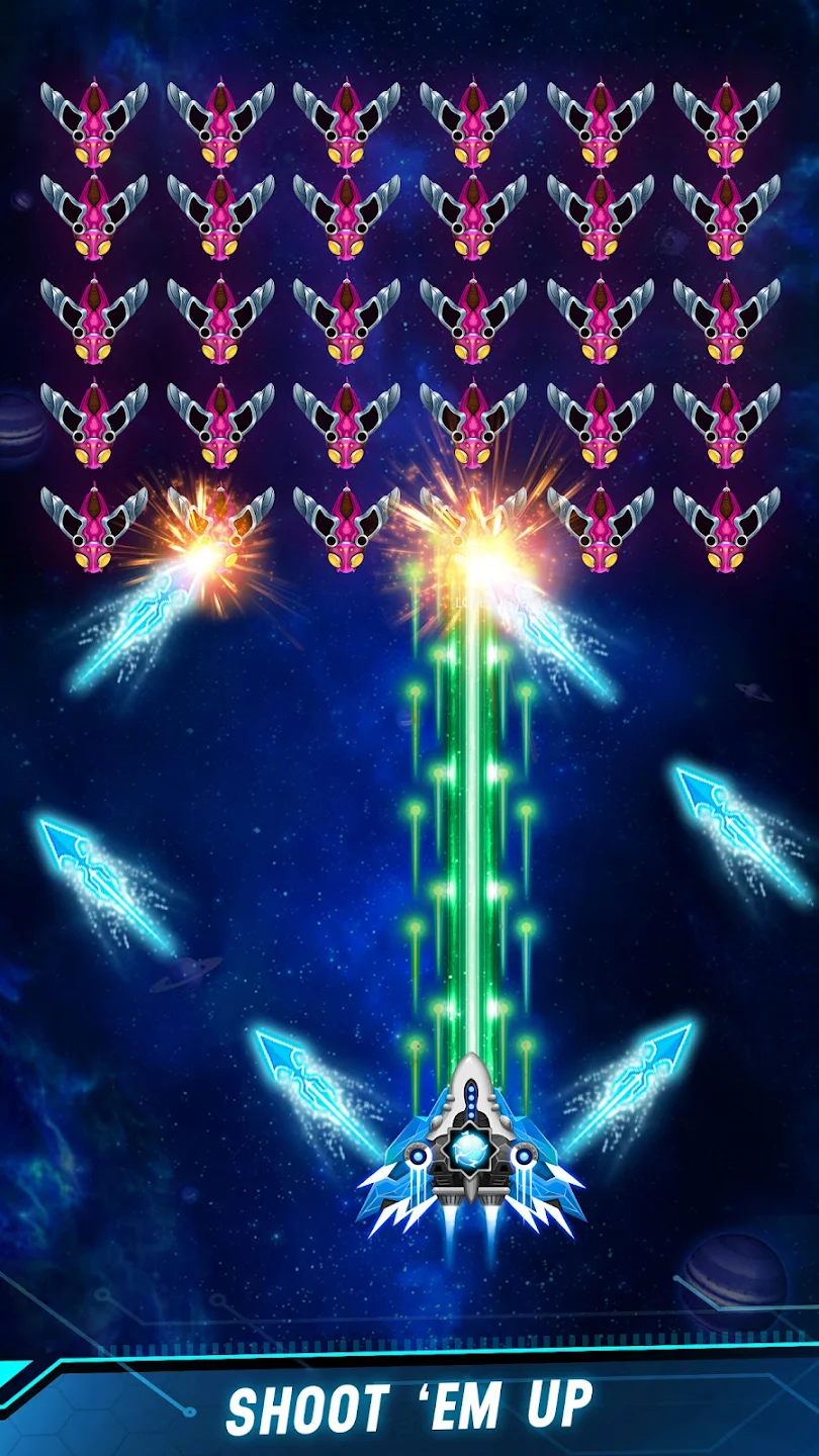 Space shooter Galaxy attack Mod Apk v1.735(Free Shopping) Download